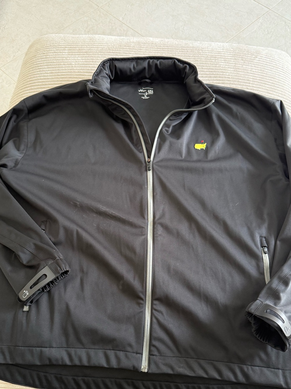 Masters Tech Full Zip Golf Tournament Wind Breaker Jacket XL